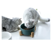 Carregar imagem no visualizador da galeria, Comedouro e Bebedouro Premium com Suporte em Madeira - Super Fashion